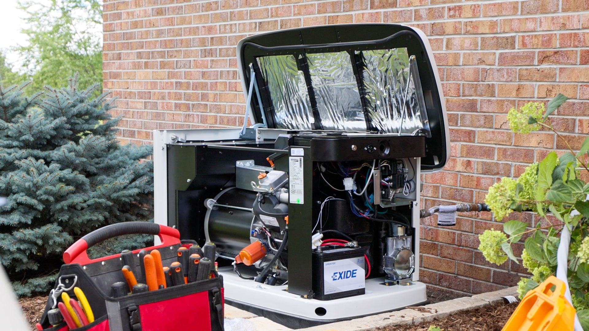 Rewired Iowa generator installation Des Moines