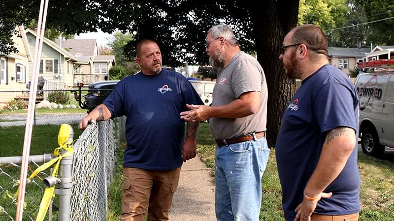 Rewired Iowa local electrician Adel