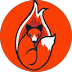 Rewired Iowa logo featuring a stylized fox and flame, representing reliable commercial electrical services in Ames, IA.