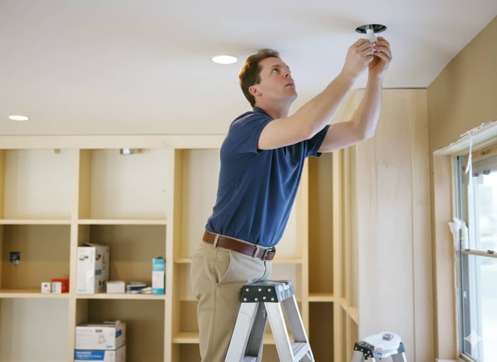 Recessed lighting installation
