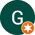 Rewired Iowa logo featuring a green circle with a stylized "G" and an orange star, representing professional recessed light installation services.