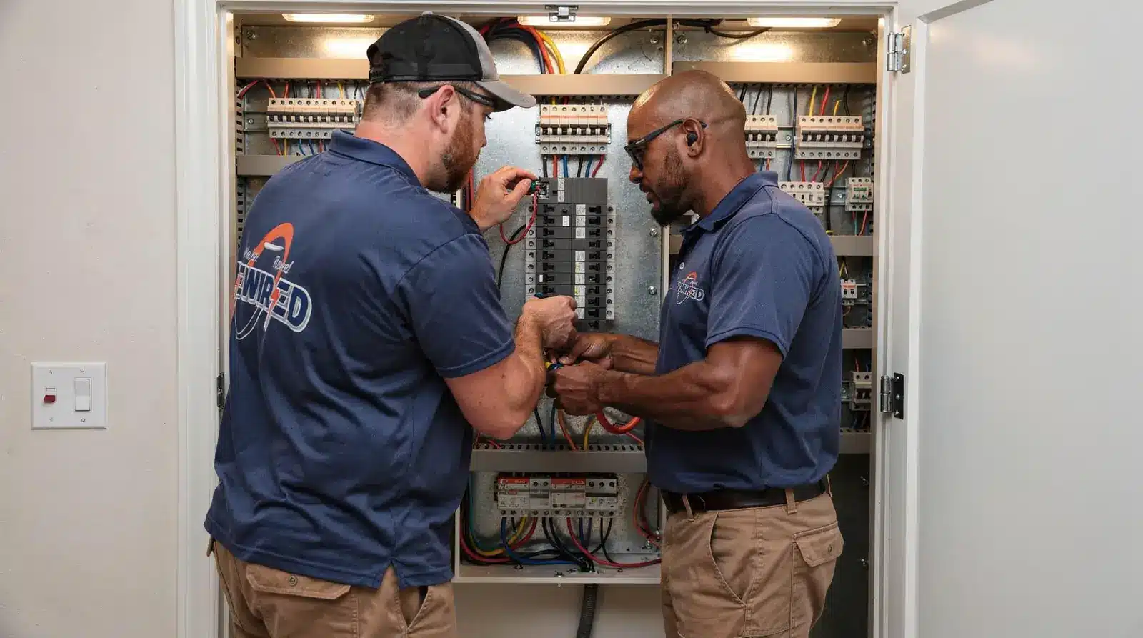 Faulty wiring behind flickering lights is a genuine hazard that should be corrected promptly rather