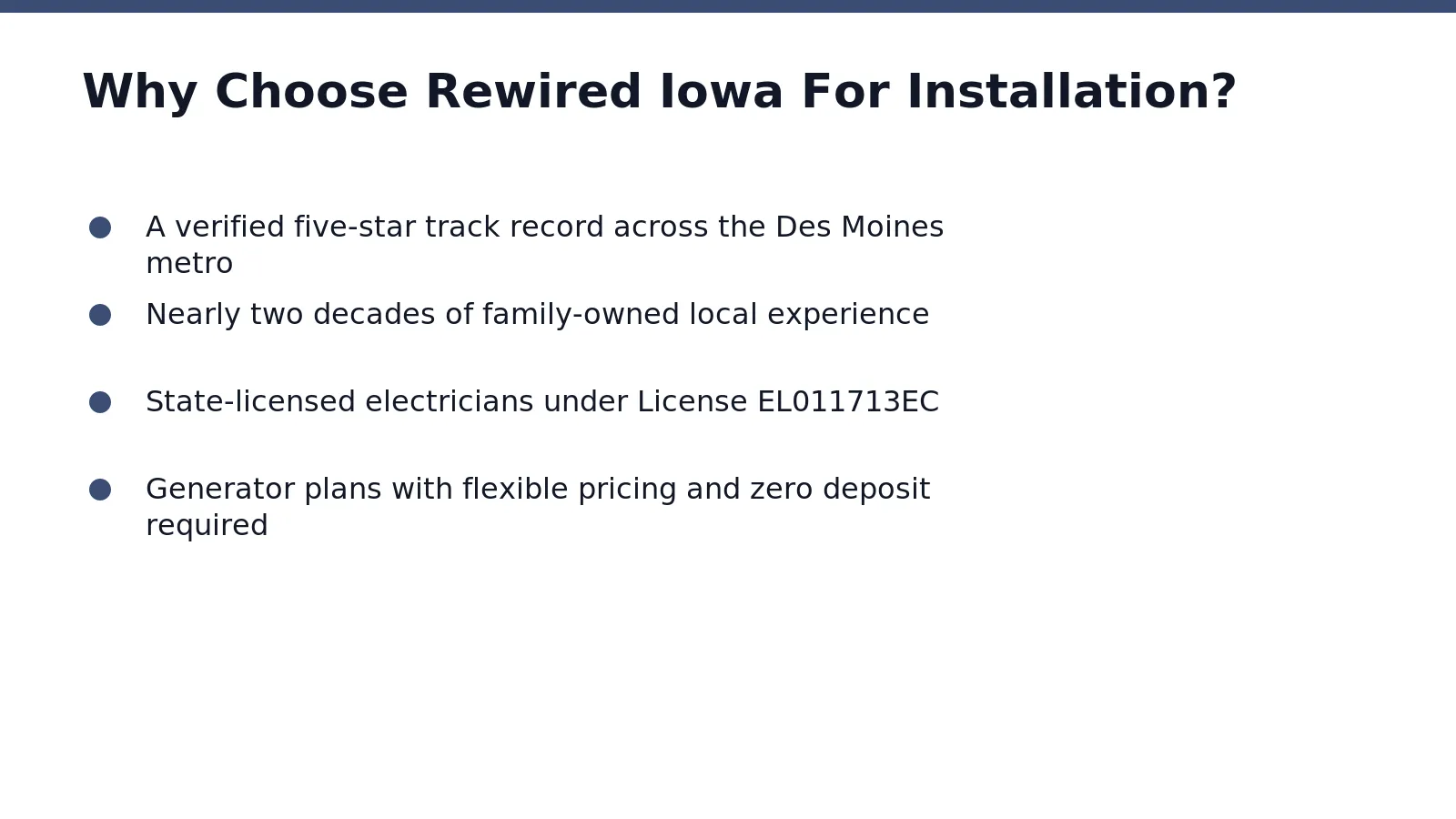 Bondurant homeowners choose a company backed by a five-star rating earned from more than 500